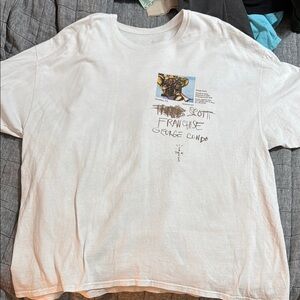 Travis Scott x George Condo “franchise” White Graphic T-Shirt